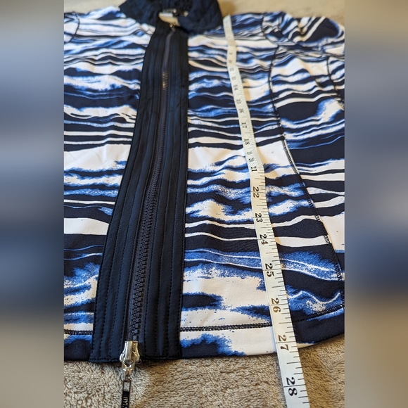 Bylyse blue/white striped lightweight Nylon jacket XXL - Picture 6 of 8